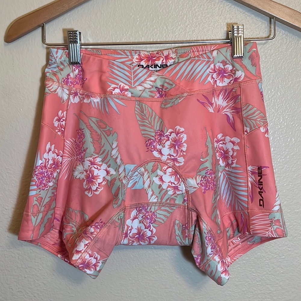 Dakine Pink Floral Cycle Shorts